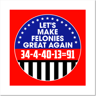 Make Felonies Great Again Posters and Art